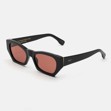 RetroSuperFuture Lunettes de Soleil Amata Fantome BW5 Noir Rouge Unisexe 1