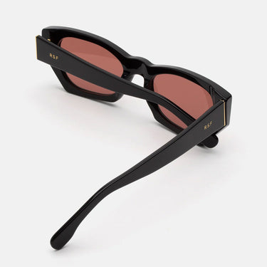 RetroSuperFuture Lunettes de Soleil Amata Fantome BW5 Noir Rouge Unisexe 2