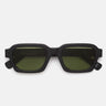 RetroSuperFuture Gafas de Sol Caro Negro Mate HIW Negro Opaco/Verde Unisex