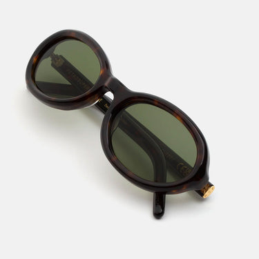 RetroSuperFuture Lunettes de Soleil Cherry Havana 4OK Marron/Vert Unisexe 3