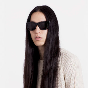 RetroSuperFuture Lunettes de Soleil Ciccio Black J6C Noir/Noir Unisexe 4