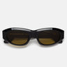 RetroSuperFuture Occhiali da Sole Cinema Vintage Brown QRV Nero/Giallo Unisex