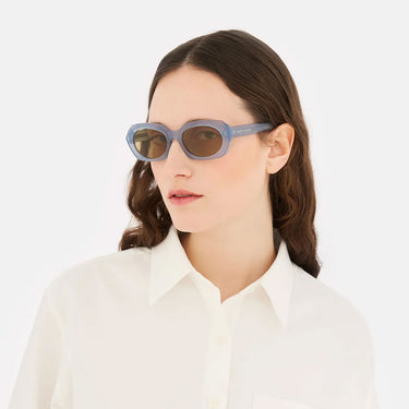 RetroSuperFuture Occhiali da Sole Epoca Bella GQP Blu Giallo Unisex 5