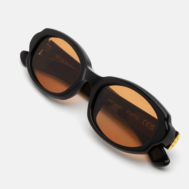 RetroSuperFuture Occhiali da Sole Esatto Refined OH9 Nero Arancione Unisex 3