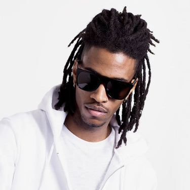 RetroSuperFuture Lunettes de Soleil Flat Top Black FZQ Noir/Noir Unisexe 4
