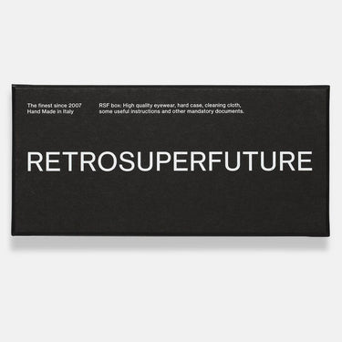 RetroSuperFuture Occhiali da Sole Gesto Refined MTI Nero/Arancione Unisex