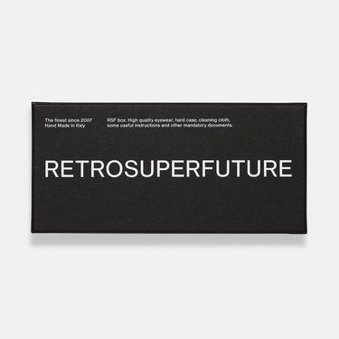 RetroSuperFuture Occhiali da Sole Isedra Black EU1 Nero Nero Unisex 5