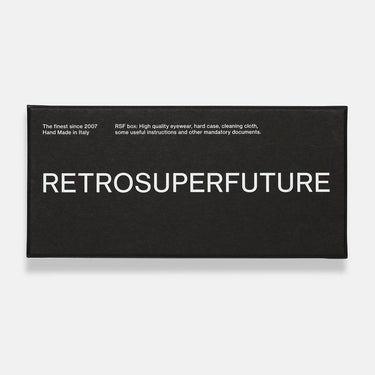 RetroSuperFuture Occhiali da Sole L'Altro Refined EBQ Nero Arancione Unisex 6