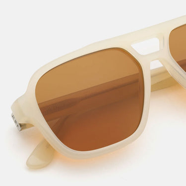 RetroSuperFuture Lunettes de Soleil Maneval Cremoso T7H Beige/Marron Unisexe 4