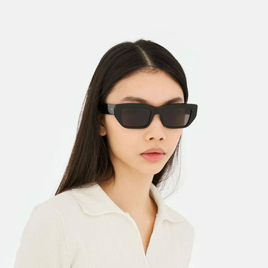RetroSuperFuture Sonnenbrille Ra Black 6ES Schwarz/Schwarz Unisex 4