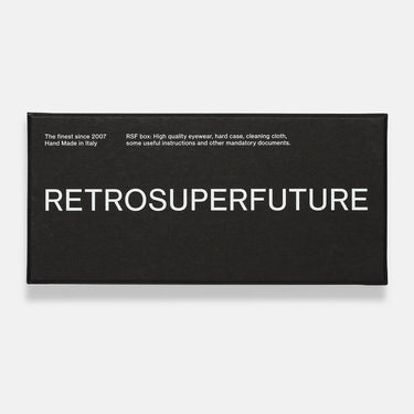 RetroSuperFuture Sonnenbrille Ra Black 6ES Schwarz/Schwarz Unisex 6