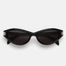 RetroSuperFuture Occhiali da Sole Solazu Black & Silver QYE Argento/Nero Unisex