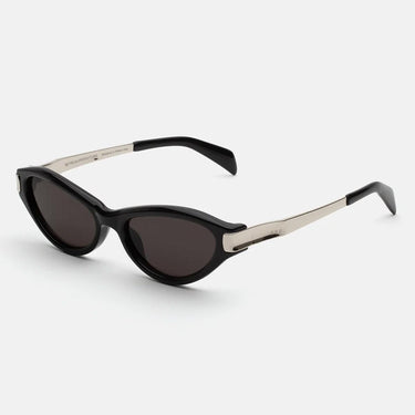 RetroSuperFuture Occhiali da Sole Solazu Black & Silver QYE Argento/Nero Unisex