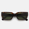 RetroSuperFuture Sunglasses Teddy 3627 9RZ Havana/Green Unisex