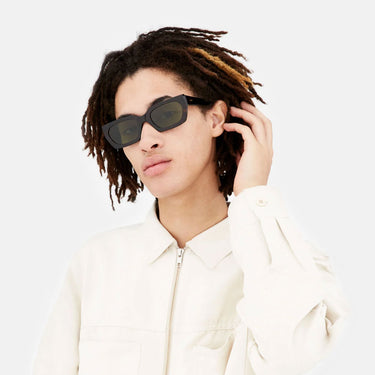 RetroSuperFuture Sonnenbrille Teddy 3627 9RZ Havana/Grün Unisex