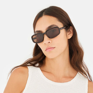 RetroSuperFuture Lunettes de Soleil Troll Burnt Havana MCW Marron/Marron Unisexe 4