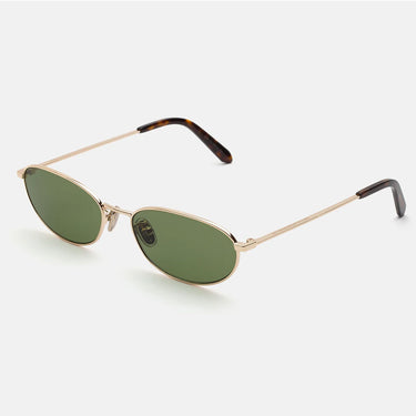 RetroSuperFuture Lunettes de Soleil Uovo Classico GI9 Or/Vert Unisexe 2