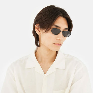RetroSuperFuture Lunettes de Soleil Uovo Nero 2F2 Nero/Nero Unisexe 5