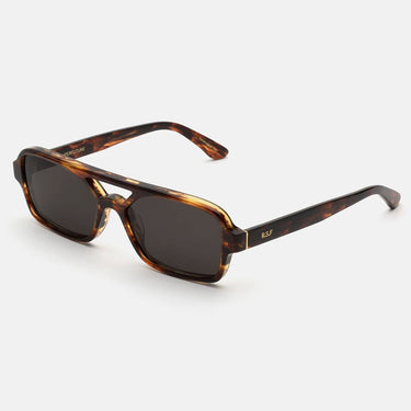 RetroSuperFuture Lunettes de Soleil Vico Havana Striata XDK Marron/Gris Foncé Unisexe 2