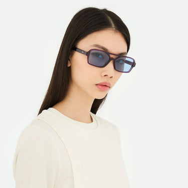 RetroSuperFuture Lunettes de Soleil Vico Melanzana YAR Violet/Bleu Unisexe 4