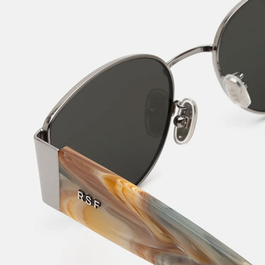 RetroSuperFuture Lunettes de Soleil X BOOGIE BQI Beige/Gris Dégradé Unisexe 3