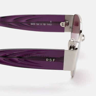 RetroSuperFuture Lunettes de Soleil X MELANZANA SXX Violet/Violet Dégradé Unisexe 3