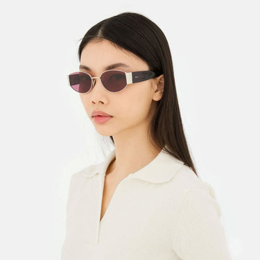 RetroSuperFuture Lunettes de Soleil X MELANZANA SXX Violet/Violet Dégradé Unisexe 4