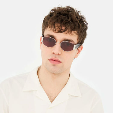 RetroSuperFuture Lunettes de Soleil X MELANZANA SXX Violet/Violet Dégradé Unisexe 5