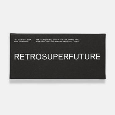 RetroSuperFuture Occhiali da Vista Numero 04 Burnt Havana QNC Marrone Trasparente Unisex  6