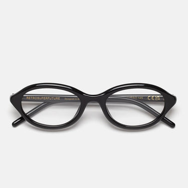 RetroSuperFuture Occhiali da Vista Numero 145 Nero 82O Nero Trasparente Unisex 4