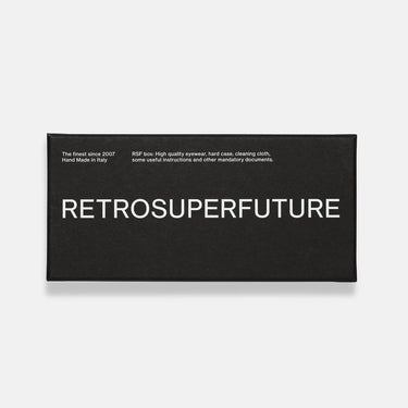 RetroSuperFuture Lunettes de Soleil America Fantome XYK Noir/Rouge Unisexe 3