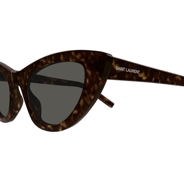Saint Laurent Okulary Przeciwsłoneczne SL 213 LILY 016 Havana/Grigio Damskie 2