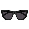 Saint Laurent Gafas de Sol SL 214 KATE 001 New Wave Negro-Gris Mujer