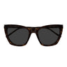 Saint Laurent Sonnenbrille SL 214 KATE THIN 002 Havana/Grau Damen