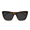 Saint Laurent Sonnenbrille SL 214 KATE THIN 003 Havana/Dunkelgrau Damen