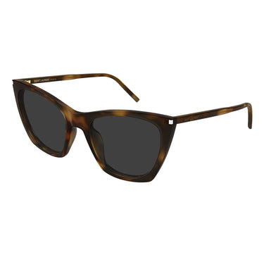 Saint Laurent Occhiali da Sole SL 214 KATE THIN 003 Havana/Grigio Scuro Donna 2