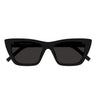 Saint Laurent Occhiali da Sole SL 276 MICA 001 New Wave Nero-Grigio Donna