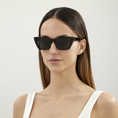 Saint Laurent Occhiali da Sole SL 276 MICA 002 New Wave Havana-Grigio Donna 3