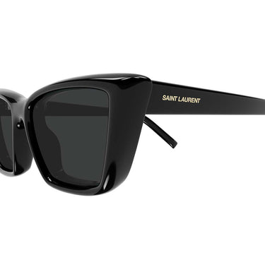 Saint Laurent Occhiali da Sole SL 276 MICA PLUMP 001 Nero/Nero Donna 3