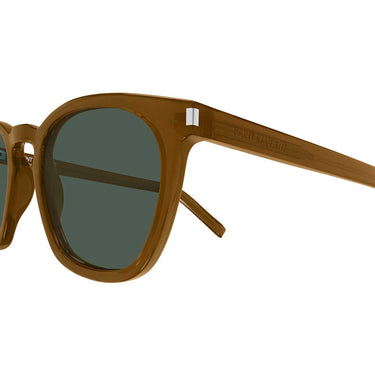 Saint Laurent Occhiali da Sole SL 28 057 Marrone/Verde Unisex 3