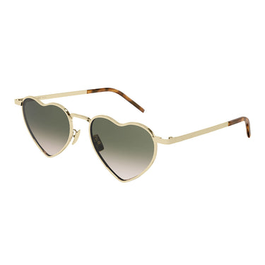 Saint Laurent Okulary Przeciwsłoneczne SL 301 LOULOU 011 Lou Lou Oro/Verde Sfumato Unisex 2
