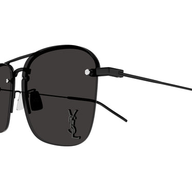 Saint Laurent Occhiali da Sole SL 309 M 001 Nero Opaco-Nero Unisex 2