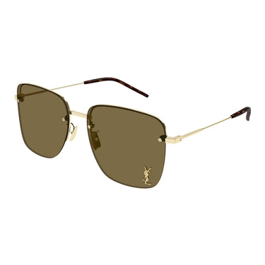 Saint Laurent Occhiali da Sole SL 312 M 014 Oro/Marrone Scuro Donna 1