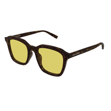 Saint Laurent Occhiali da Sole SL 457 009 Marrone Giallo Unisex 1