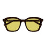 Saint Laurent Occhiali da Sole SL 457 009 Marrone Giallo Unisex
