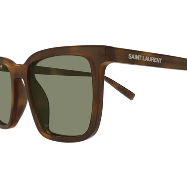 Saint Laurent Occhiali da Sole SL 500 009 Marrone/Verde Uomo 2