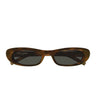 Saint Laurent Occhiali da Sole SL 557 SHADE PLUMP 002 Marrone/Grigio Donna