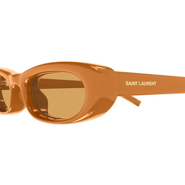 Saint Laurent Occhiali da Sole SL 557 SHADE PLUMP 005 Arancione/Arancione Donna 3