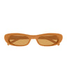 Saint Laurent Occhiali da Sole SL 557 SHADE PLUMP 005 Arancione/Arancione Donna