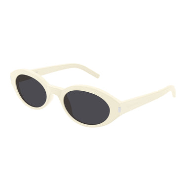 Saint Laurent Okulary Przeciwsłoneczne SL 567 005 Kość Słoniowa/Szary Unisex 2